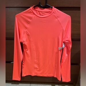 Women's Coral Long Sleeve Top